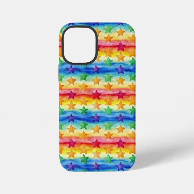 Tie Dye Stars iPhone Hülle (Rückseite)