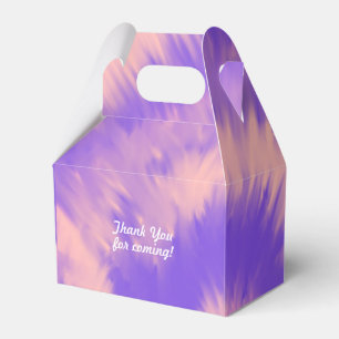 Tie Dye Teen Geburtstag Groovy Lila Pfirsich Geschenkschachtel