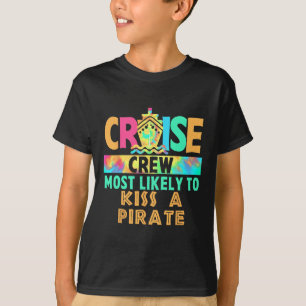 Tie-Dye-Urlaub-Kreuzfahrt-Crew, die am wahrscheinl T-Shirt