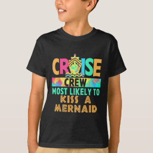 Tie-Dye-Urlaub-Kreuzfahrt-Crew, die am wahrscheinl T-Shirt