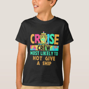 Tie Dye Urlaub Kreuzfahrt Crew Eher Nicht Gi T-Shirt