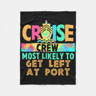 Tie Dye Urlaub Kreuzfahrt Crew Eher Verlassen Zu W Fleecedecke