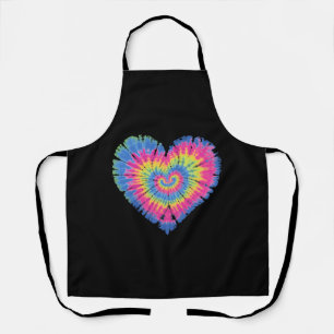 Tie Dye Valentinstag Bunte Herzen Tag Schürze