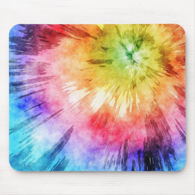 Tie-Dye-Wasserfarbe Mousepad (Vorne)