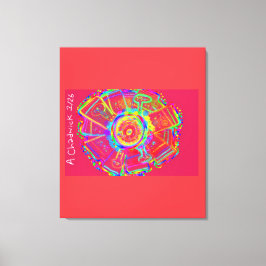 Tie-Dye Wheel Fan Flower Drawstring Backpack Leinwanddruck