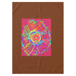 Tie-dye Wheel Fan Flower Tablecloth Tischdecke