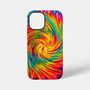 TIE DYE WIND ABSTRAKT iPhone 12 MINI HÜLLE