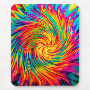TIE DYE WIND ABSTRAKT MOUSEPAD