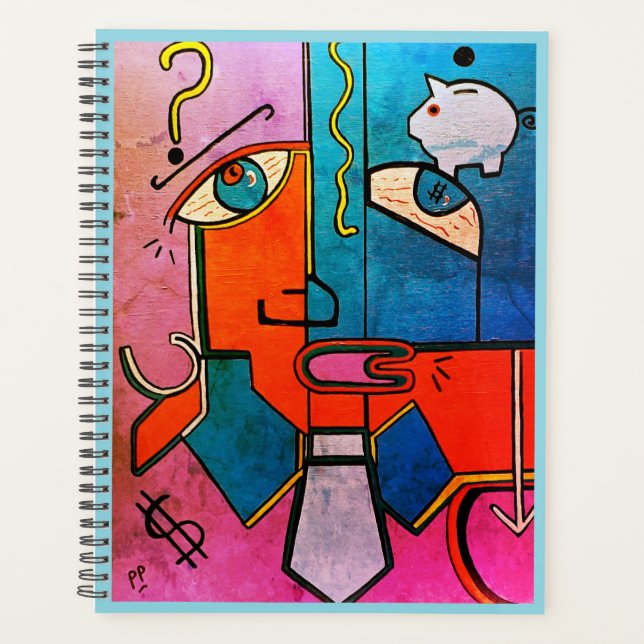 "Tie Guy Planner" Planner Planer (Vorderseite)