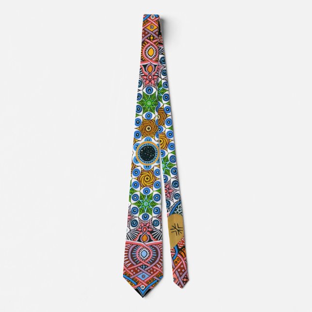 Tie "Samadhi" (acrylic painting) Krawatte (Vorderseite)