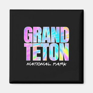 Tied Dye Grand Teton Nationalpark Wyoming Kinder F Magnet