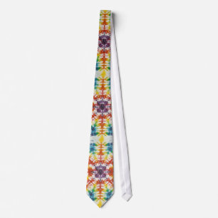 Tied Dye Psychedelischer Funk-Schlips Krawatte