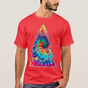TieDye Christmas Groovy 60's Vintag Retro Christm T-Shirt