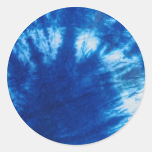 Tiedye-Design Runder Aufkleber