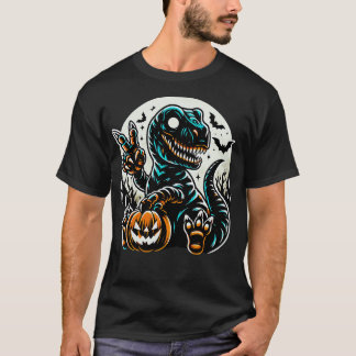 TieDye Dinosaur Hippie Dinosaur Halloween T-Shirt