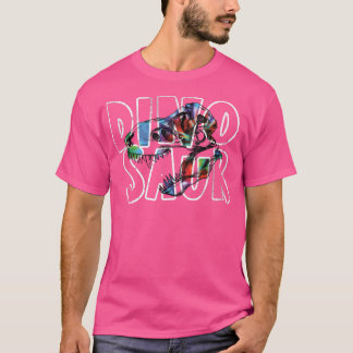 Tiedye-Dinosaur-Skelett Vintage-Dinosaur-Muster T-Shirt