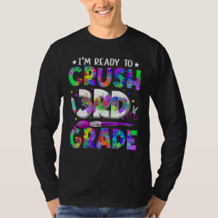 Tiedye Erster Tag der 3. Klasse Bereit, die 3. zu T-Shirt