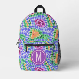 Tiedye farbiges Muster Bedruckter Rucksack