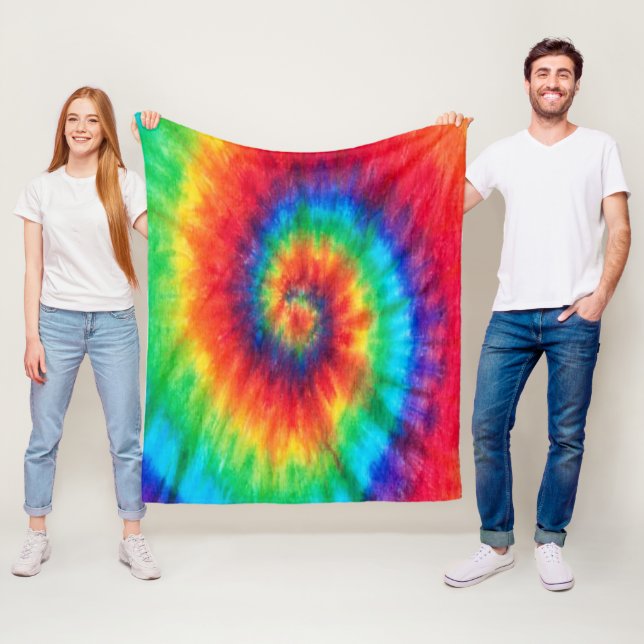 Tiedye Fleecedecke (Beispiel)