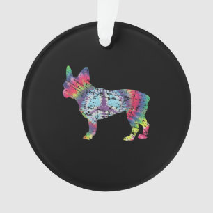 Tiedye Französische Bulldogge Geschenk für Hunde Ornament