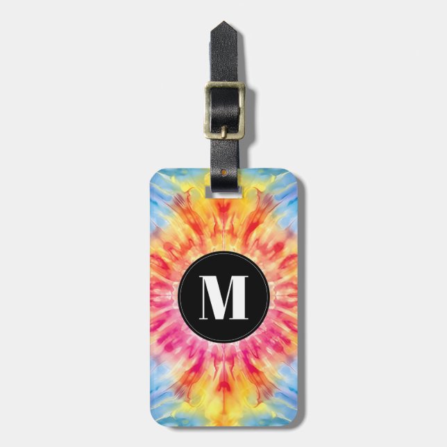 Tiedye-Gepäckanhänger Gepäckanhänger (Vorderseite vertikal)