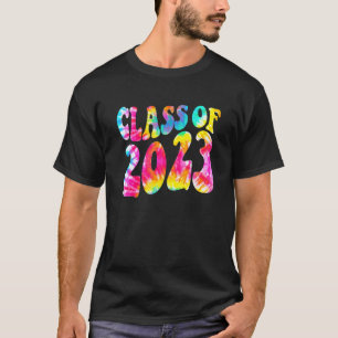 Tiedye-Klasse 2023 Senior Junior 12. Klasse zurück T-Shirt