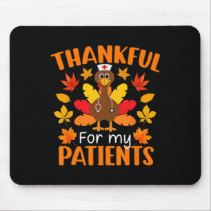 Tiedye-Kürbis-Herbst-Thanksgiving-Mittagessen-Dame Mousepad