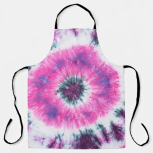 Tiedye-Muster von Hand auf Baumwollstoff gefärbt a Schürze