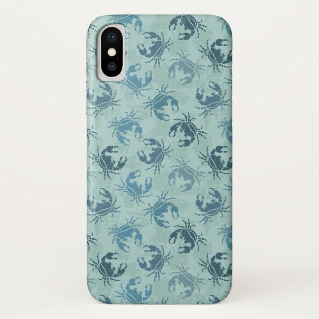 Tiedye-Muster von Krebsen Case-Mate iPhone Hülle (Rückseite)