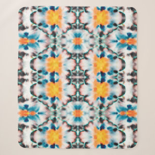 Tiedye-Nahtloses Muster. Ethnisches Abstrakt. Psyc Sherpadecke