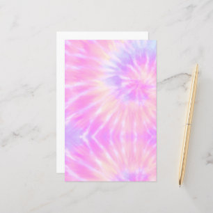 Tiedye Pastel Rainbow Spiral Hippie Gefärbte Krawa