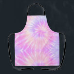 Tiedye Pastel Rainbow Spiral Hippie Gefärbte Krawa Schürze<br><div class="desc">Pastellfarben gefärbte Krawatte Muster gestalten Regenbogenfarbe. Pastellrosa,  gelb,  blaue Zehnenschildkröte (Shibori Hippie) spiralförmige Schürze</div>