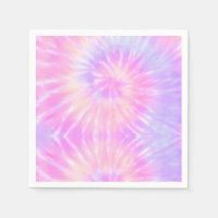 Tiedye Pastel Rainbow Spiral Hippie Gefärbte Krawa