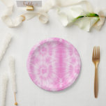 Tiedye Pink Spiral Hippie Gefärbte Krawatte Pappteller<br><div class="desc">Pastellfarbene gefärbte Krawatte in rosa und weiß. Pink tiedye shibori Hippie Spirale Design Muster Kaffee Tasse.</div>