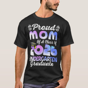 Tiedye stolze Mutter eines Absolventen der Klasse T-Shirt
