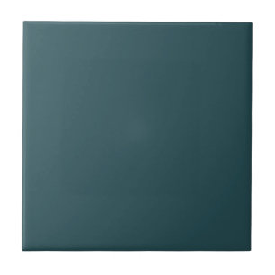 Tief Aquamarine Solid Color Fliese