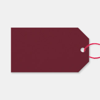 Tief Cranberry & Klassisches Hellbeige Geschenkanh Geschenkanhänger