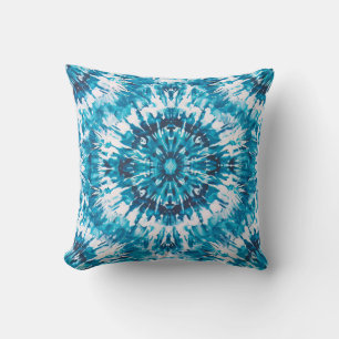 Tief DIY blau nahtloses Muster Kissen