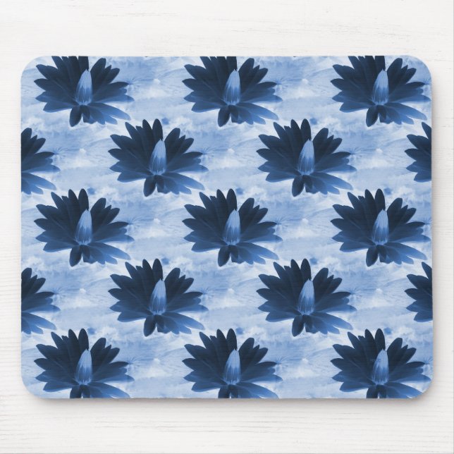 Tief dunkelblaues Meer... Mousepad (Vorne)