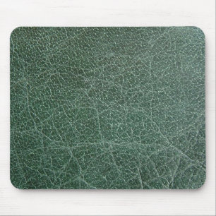 Tief dunkelgrün auf ledernem Ende Mousepad