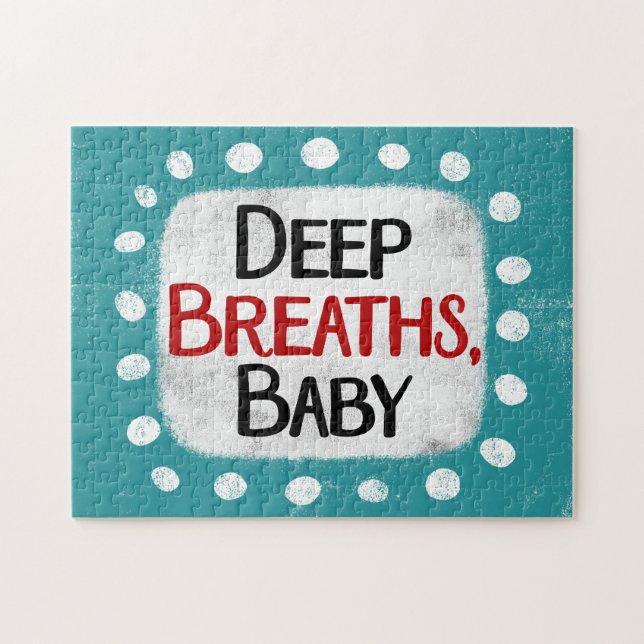 Tief durchatmen, Baby Jigsaw Puzzle (Horizontal)