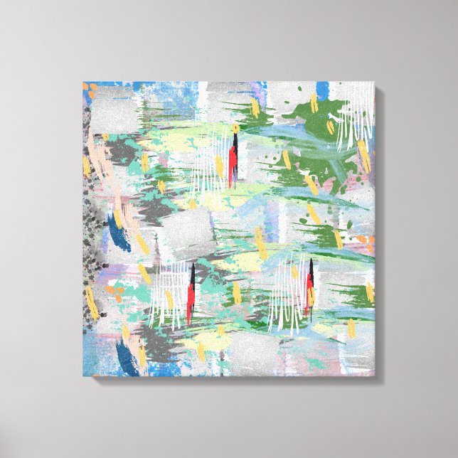 Tief-Erden-Mineralien Leinwanddruck (Vorderseite)