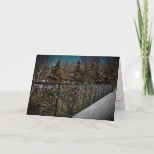 "Tief Geliebte" Weihnachtskarte Karte