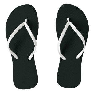 Tief grüne, Schlichte Farbe Flip Flops