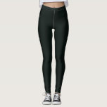 Tief grüne, Schlichte Farbe Leggings<br><div class="desc">Abstrakt Tiefe grüne,  Schlichte Farbe. Minimalistische königliche moderne Farbe. Arbeiten mit formellen/informellen Anlässen. Einfach,  schön mit einer eleganten Touch,  Hex# 09120F</div>
