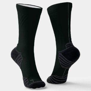 Tief grüne, Schlichte Farbe Socken
