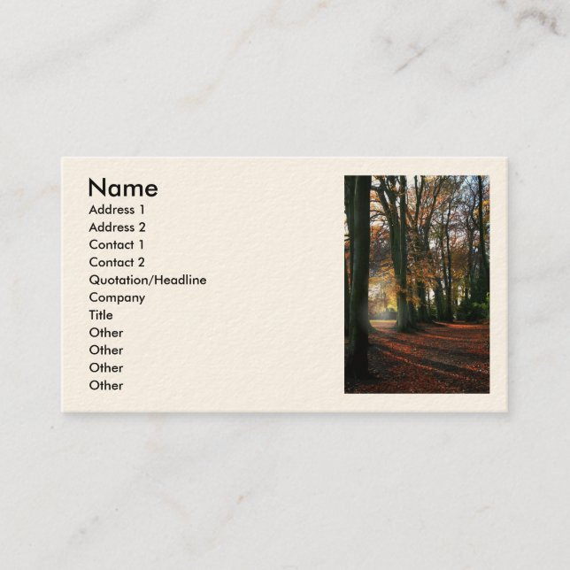 Tief im Herz-Geschäft/den Visitenkarten Visitenkarte (Vorderseite)