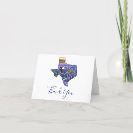 Tief im Herzen von Texas Vielen Dank Notiz Dankeskarte