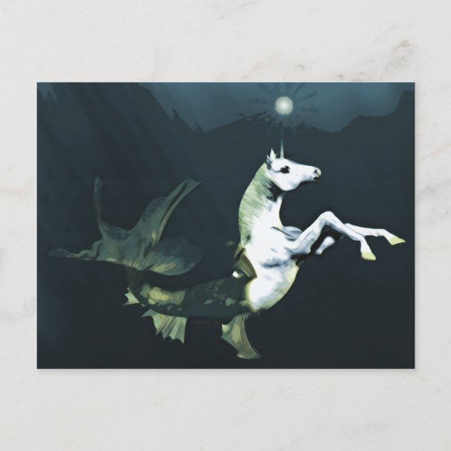 Tief im Meer Postkarte (Vorderseite)