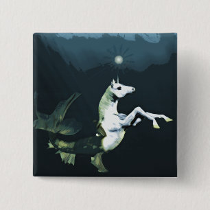 Tief im Meeresknopf Button